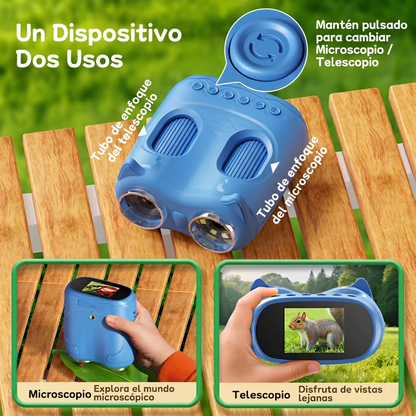 Exploravista — Microscopio y Telescopio Digital para Niños